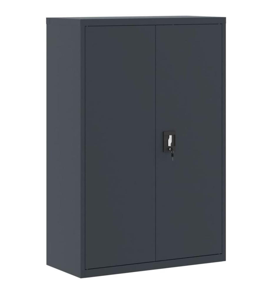 Classeur anthracite 90x40x140 cm acier
