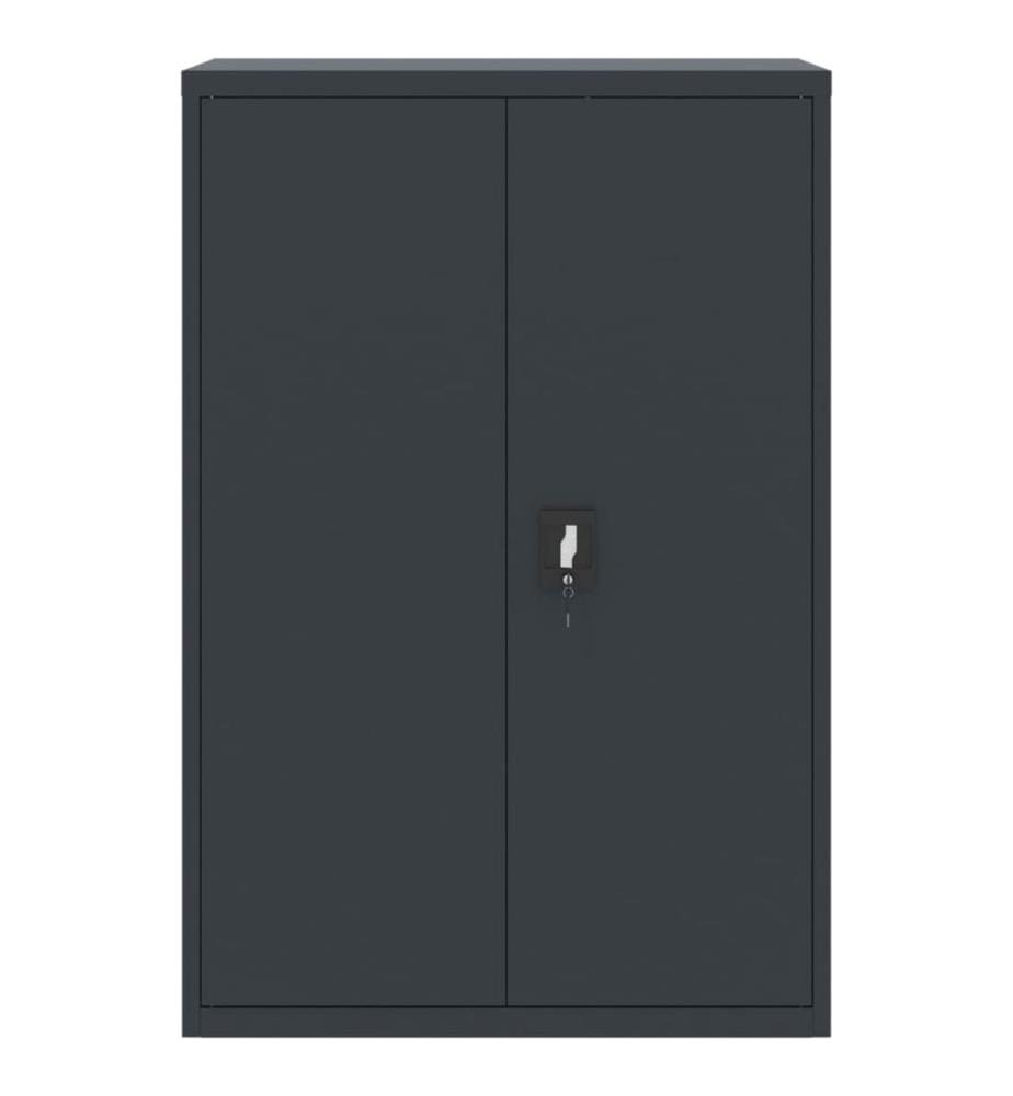 Classeur anthracite 90x40x140 cm acier
