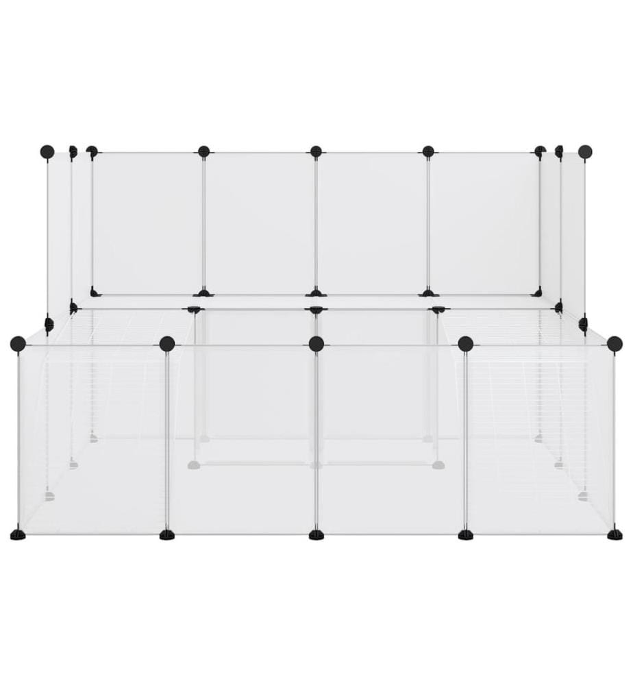 Cage pour petits animaux Transparent 143x107x93 cm PP et Acier