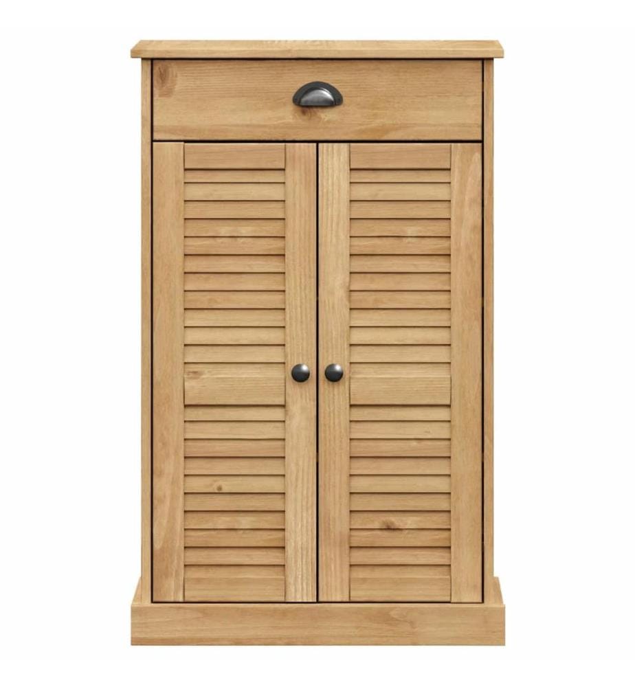 Schuhschrank VIGO 60x35x96 cm Massivholz Kiefer