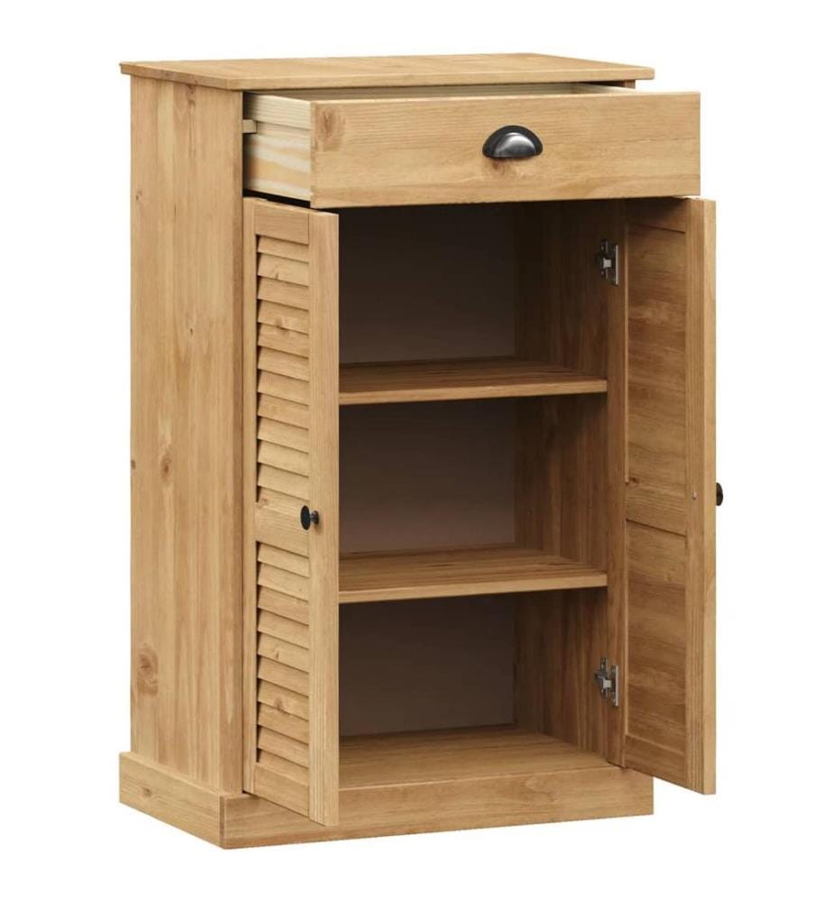 Schuhschrank VIGO 60x35x96 cm Massivholz Kiefer
