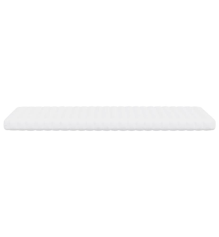 Matelas en mousse 2 pcs blanc 90x190 cm 7 zones dureté 20 ILD