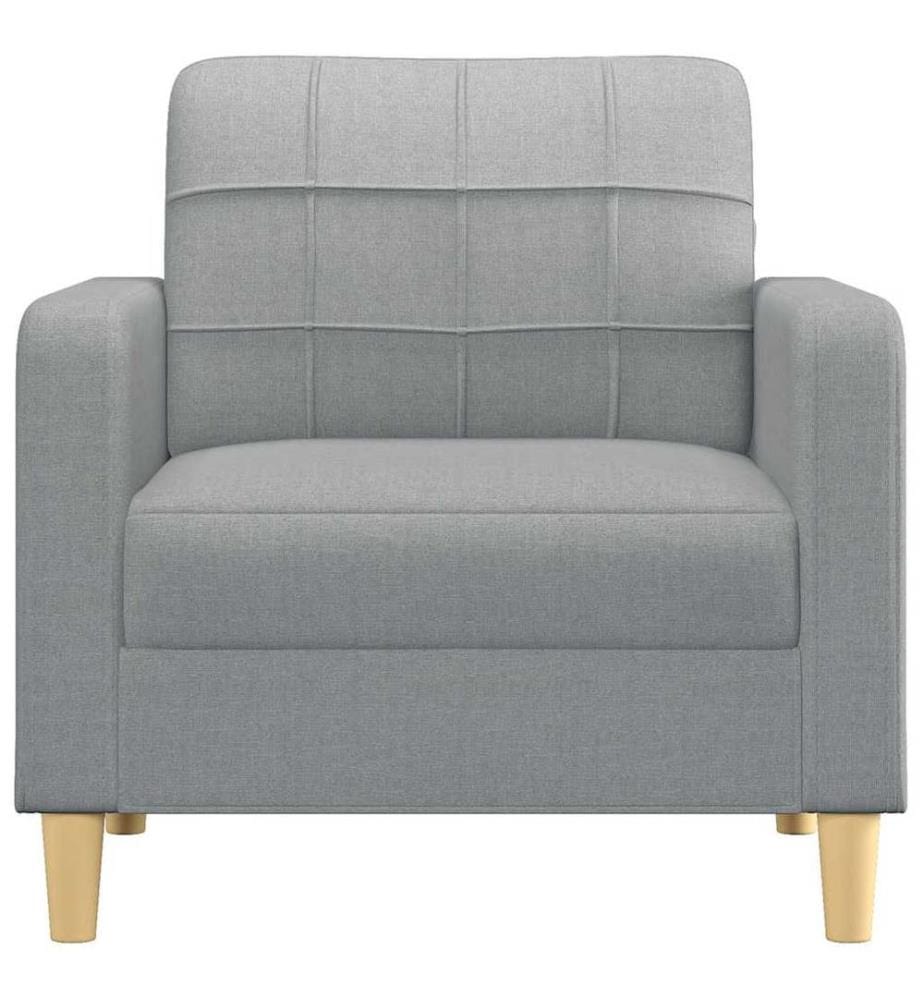 Sofasessel Hellgrau 60 cm Stoff