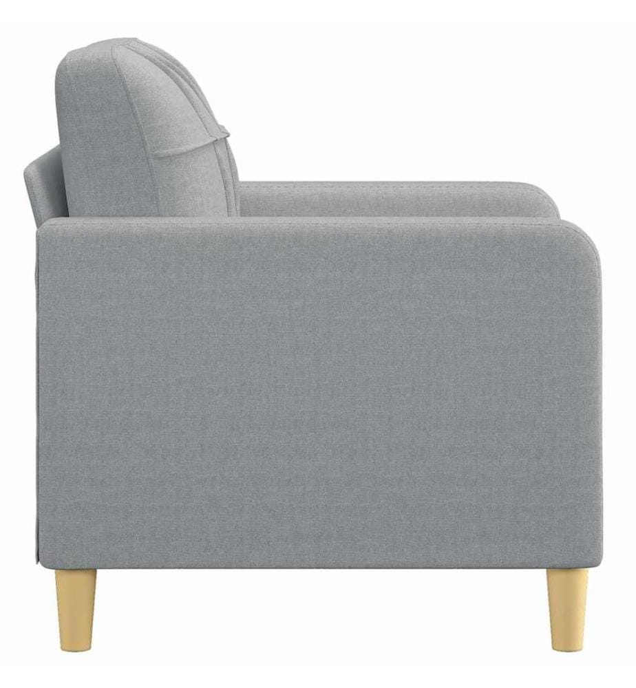 Sofasessel Hellgrau 60 cm Stoff