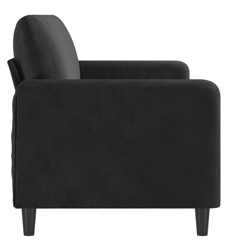Canapé à 3 places Noir 180 cm Velours