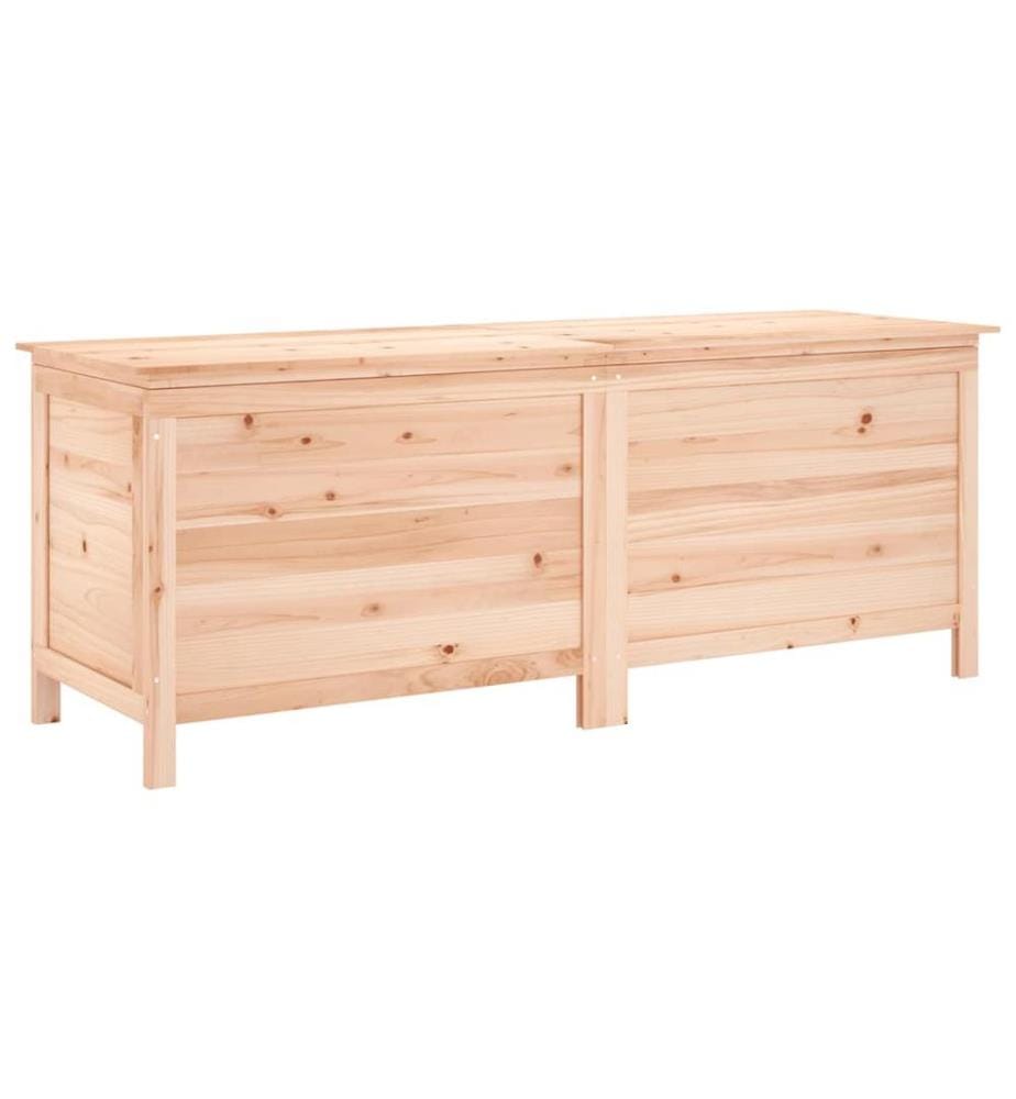 Boîte de rangement de jardin 150x50x56,5 cm bois massif sapin
