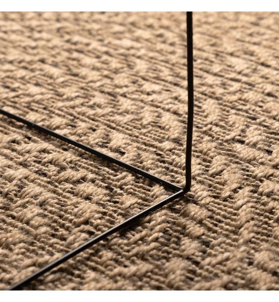 Tapis ZIZUR 200x290 cm aspect de jute intérieur et extérieur