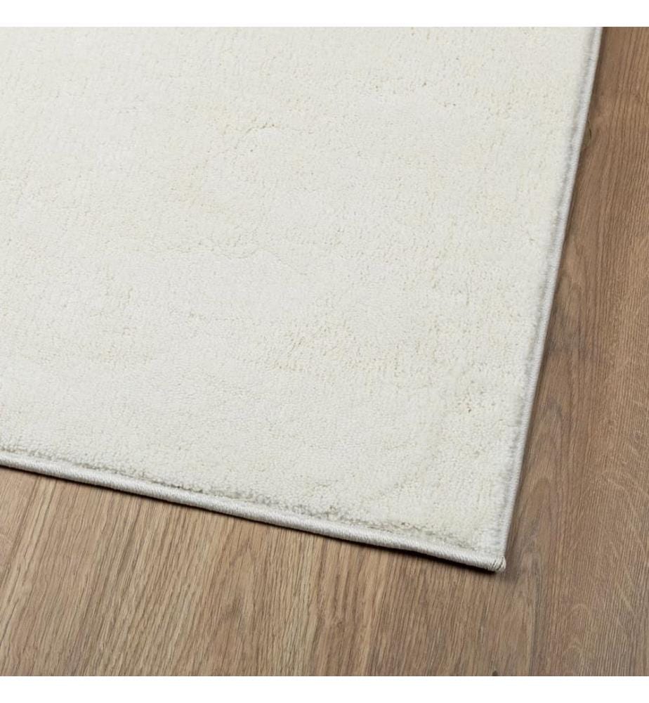 Tapis OVIEDO à poils courts crème 160x230 cm