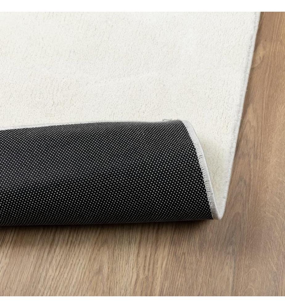 Tapis OVIEDO à poils courts crème 160x230 cm