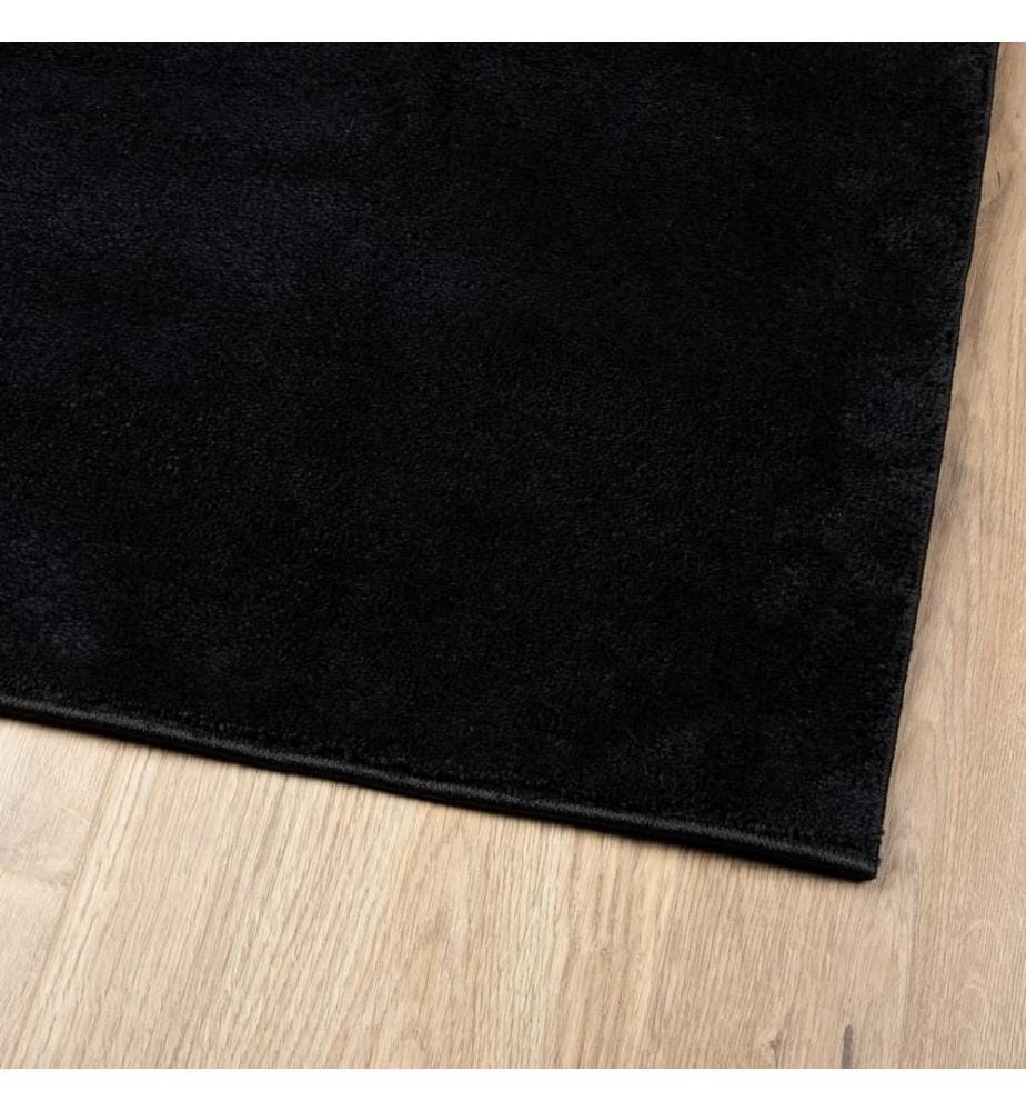 Tapis OVIEDO à poils courts noir 240x340 cm