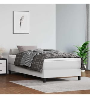 Matelas à ressorts ensachés pour enfants 80x160 cm similicuir