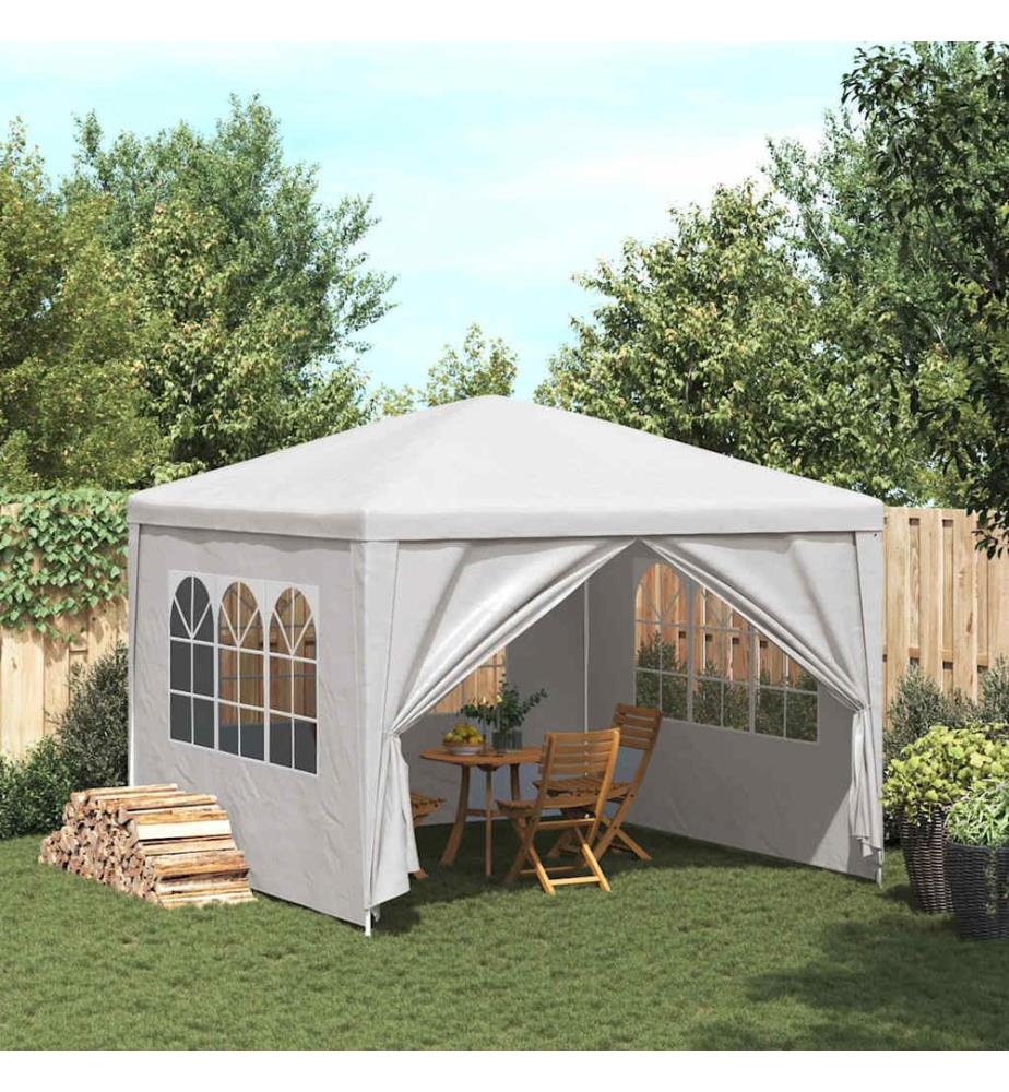 Tente de réception 3 x 3 m Blanc