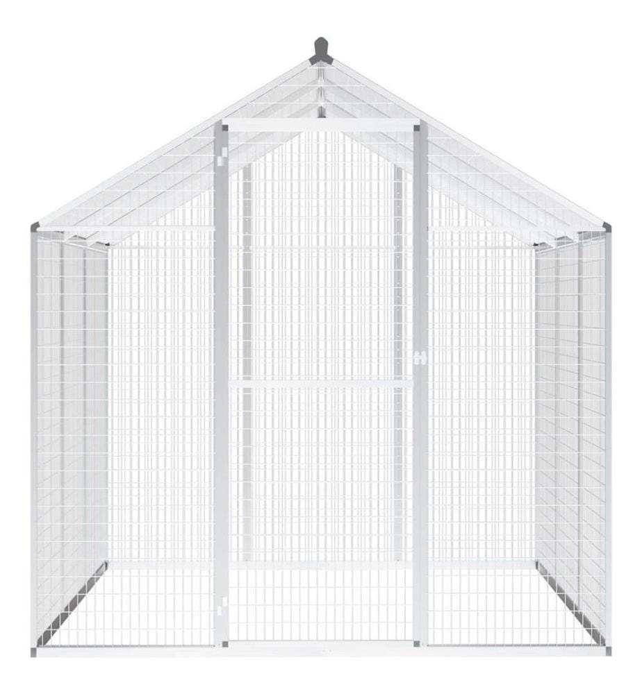 Aussenvoliere Aluminium 183x178x194 cm