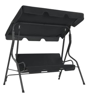 Balancelle de jardin Anthracite 170 x 110 x 153 cm