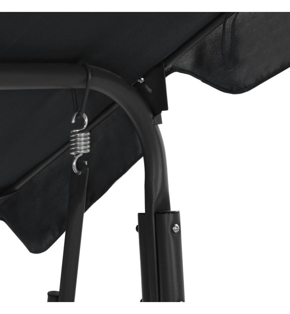 Balancelle de jardin Anthracite 170 x 110 x 153 cm