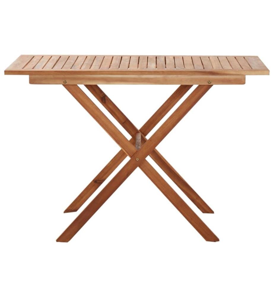 Table de jardin 110x67x74 cm Bois d'acacia massif