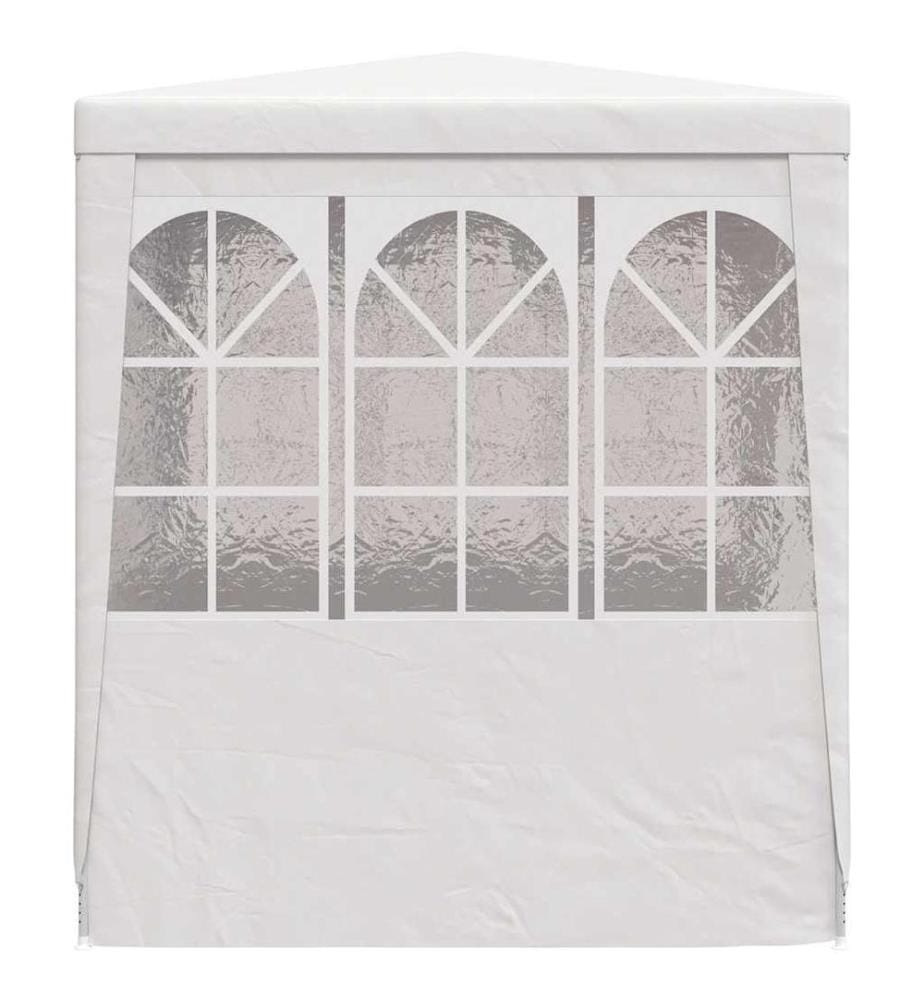 Tente de réception avec parois latérales 2x2 m Blanc 90 g/m²