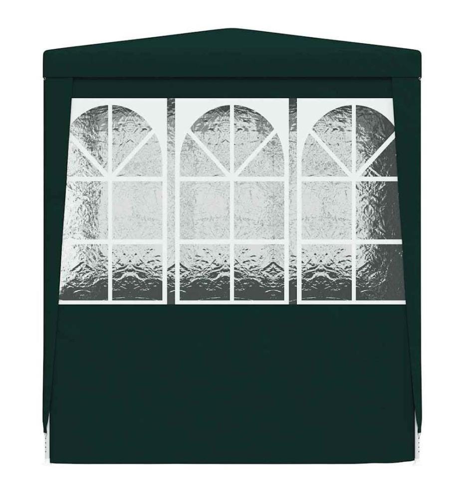 Tente de réception avec parois latérales 2x2 m Vert 90 g/m²