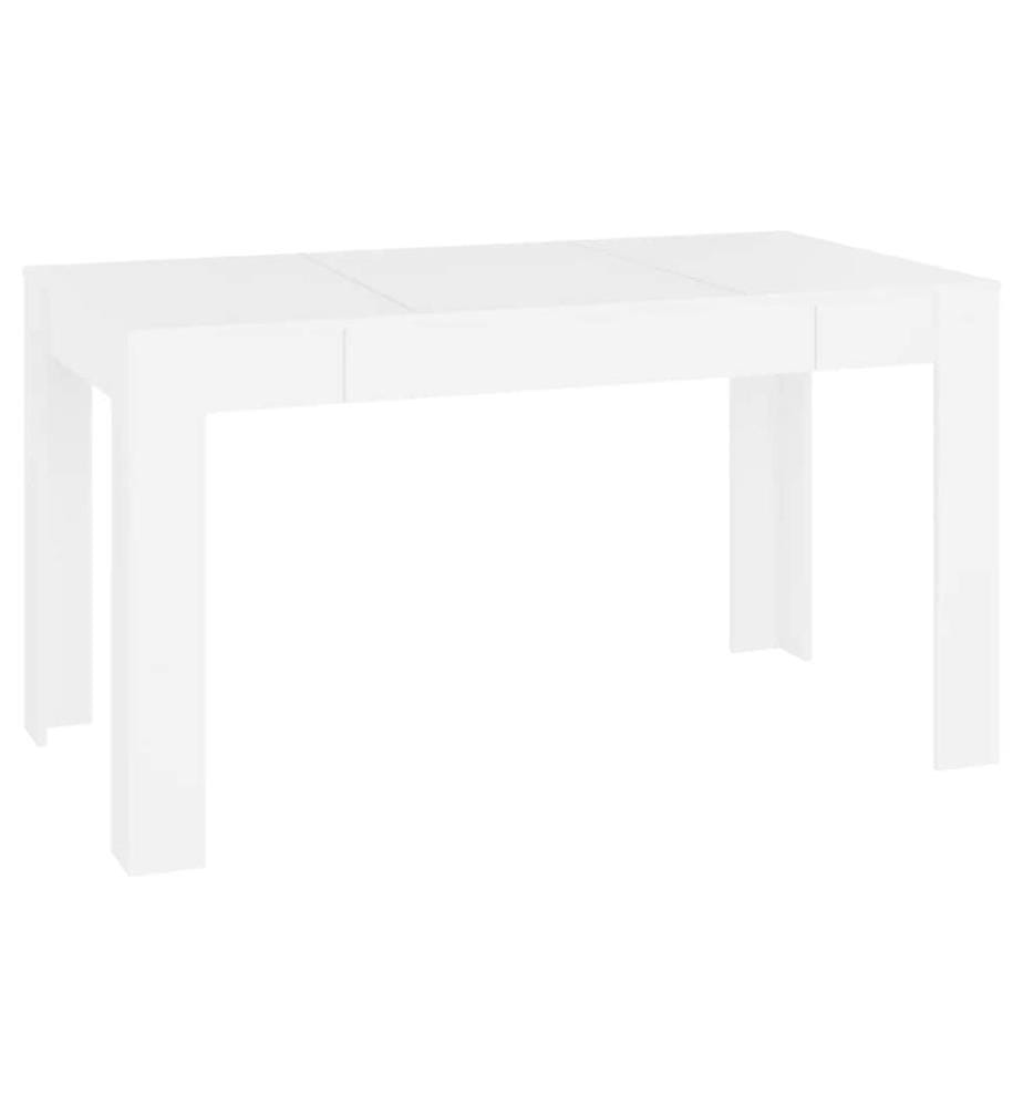 Esstisch Weiss 140x74,5x76 cm Holzwerkstoff