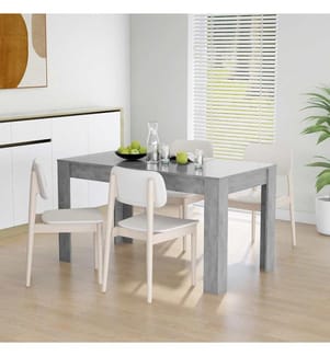 Esstisch Betongrau 140x74,5x76 cm Holzwerkstoff