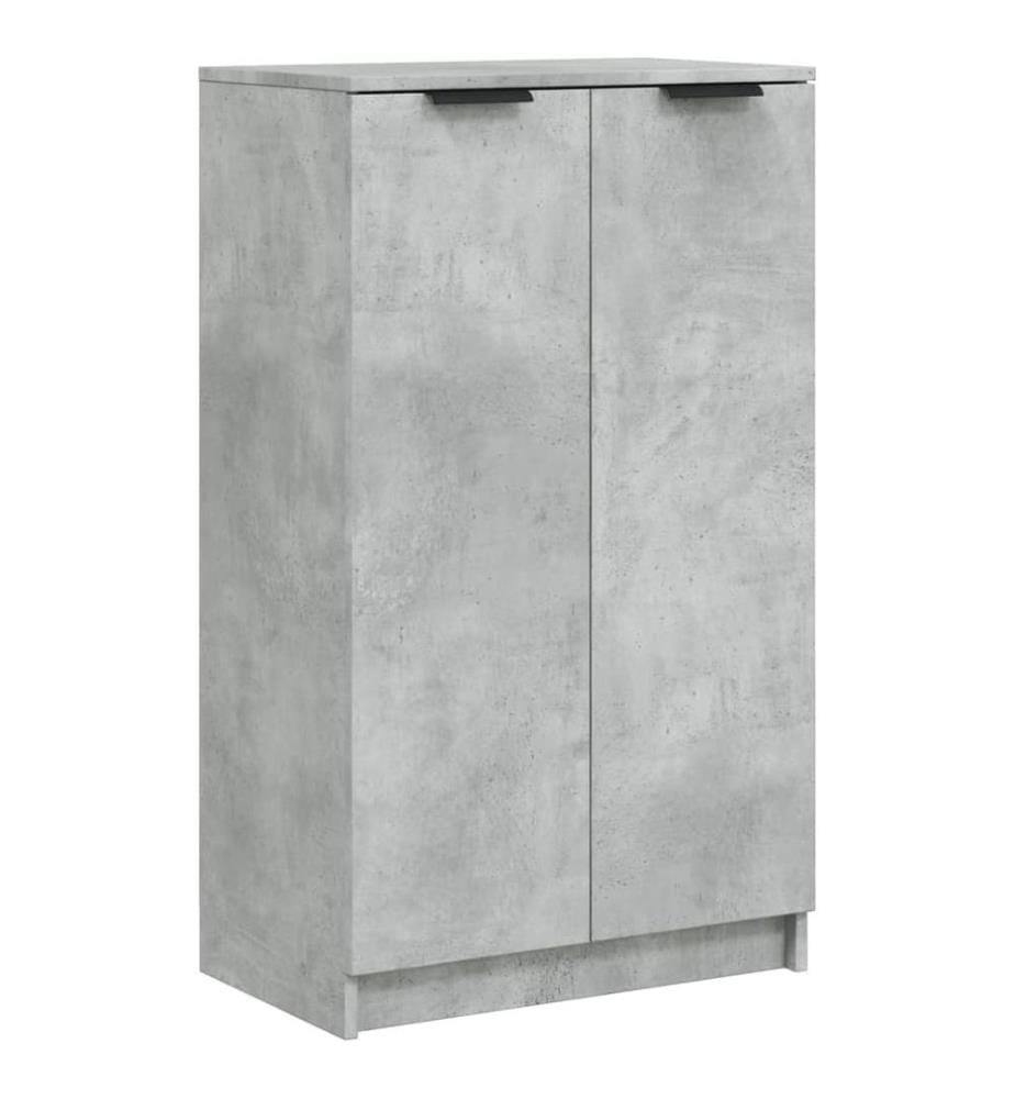 Schuhschrank Betongrau 59x35x100,5 cm Holzwerkstoff