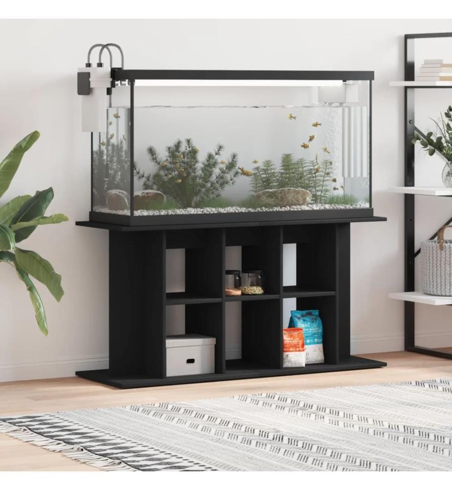 Aquariumständer Schwarz 120x40x60 cm Holzwerkstoff