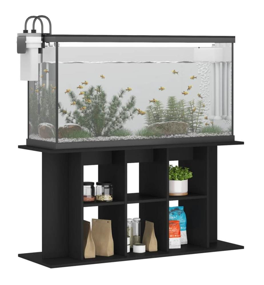 Aquariumständer Schwarz 120x40x60 cm Holzwerkstoff