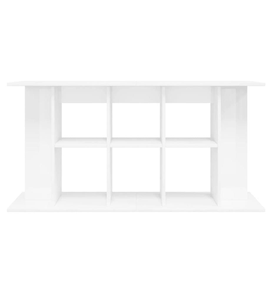Aquariumständer Hochglanz-Weiss 120x40x60 cm Holzwerkstoff
