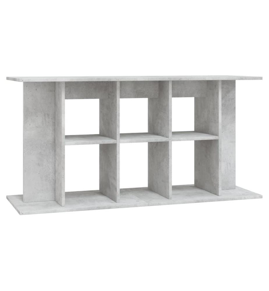Aquariumständer Betongrau 120x40x60 cm Holzwerkstoff