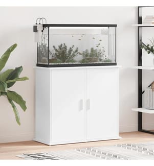 Aquariumständer Weiss 81x36x73 cm Holzwerkstoff