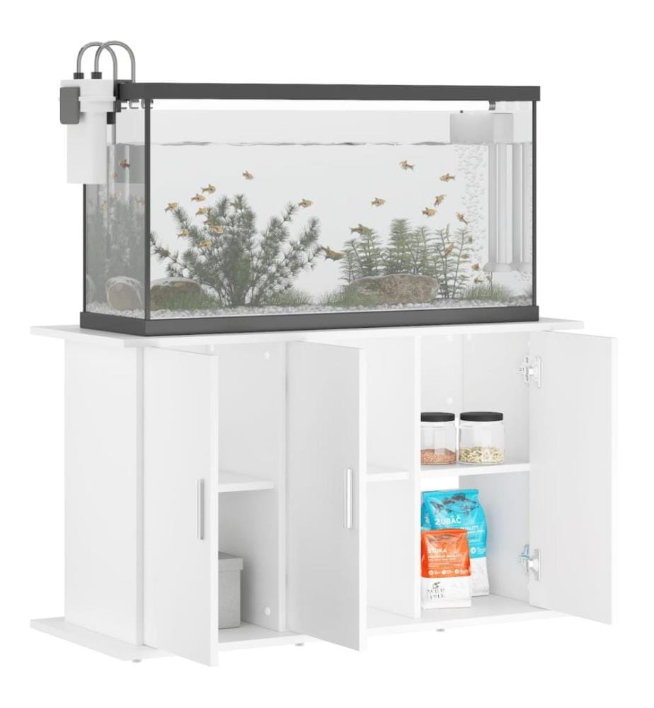 Aquariumständer Weiss 101x41x58 cm Holzwerkstoff
