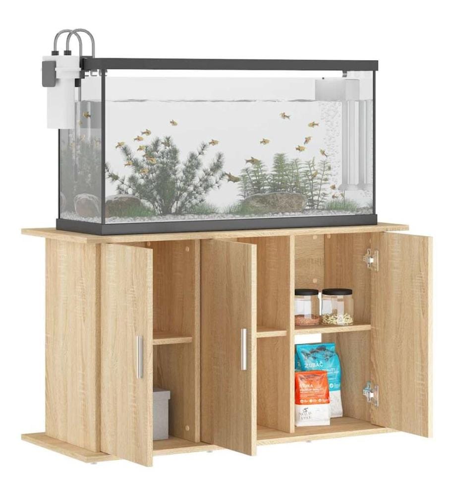 Aquariumständer Sonoma-Eiche 101x41x58 cm Holzwerkstoff