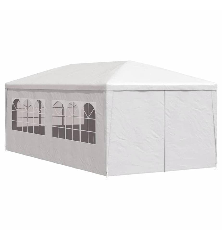 Tente de réception 3 x 6 m Blanc