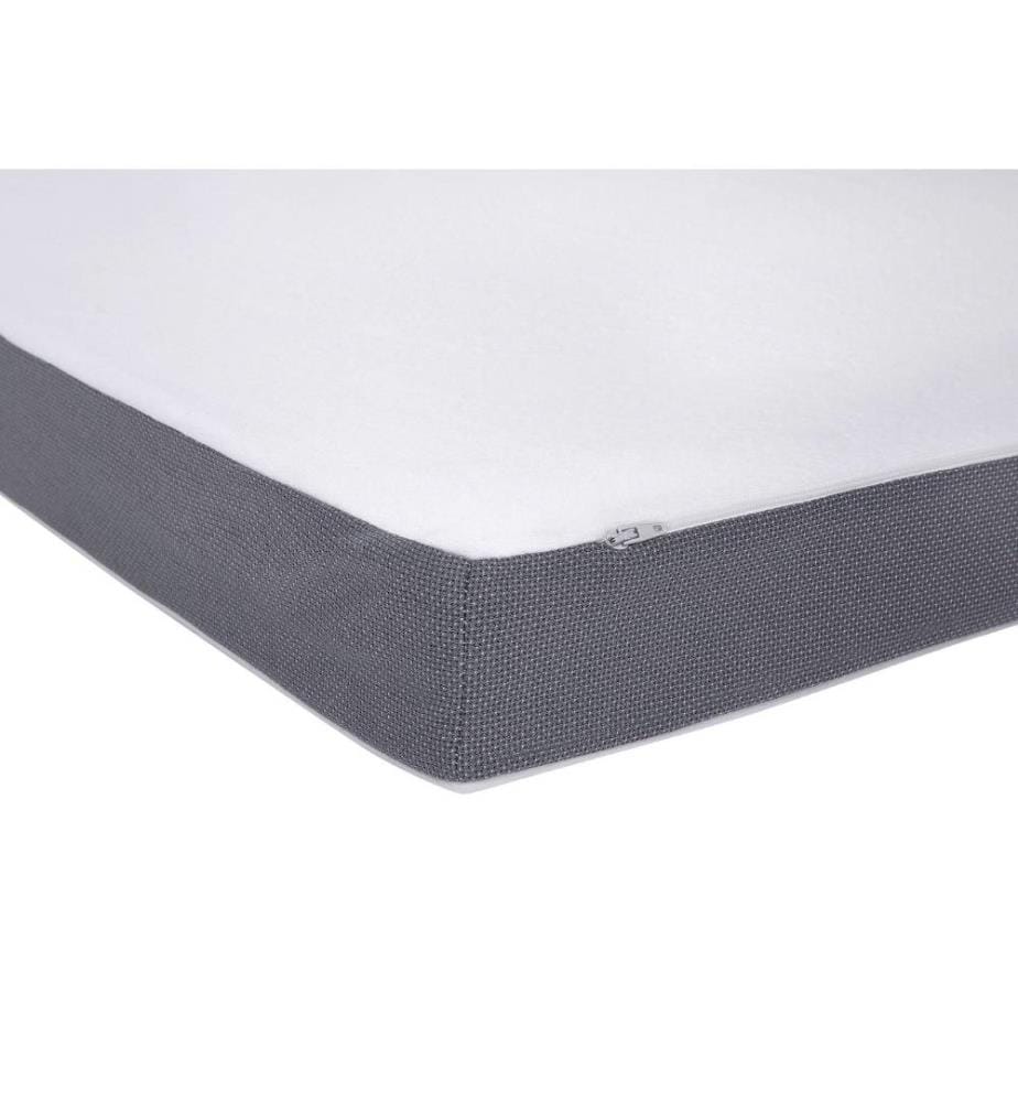 Surmatelas à mémoire de forme Blanc et Gris Rectangulaire 160 x 200 cm