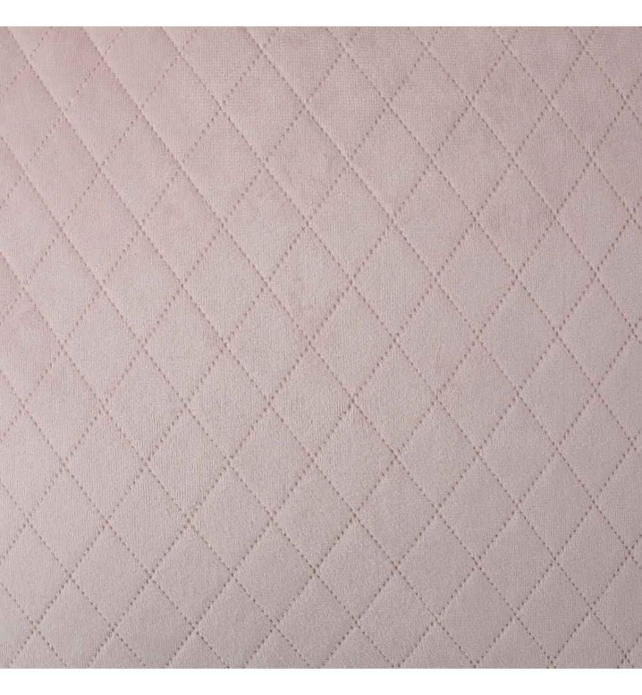 Dekokissen Rosa Samt 2er Set 45 x 45 cm Rautenmuster Weiche Struktur Wohnzimmer Salon Schlafzimmer