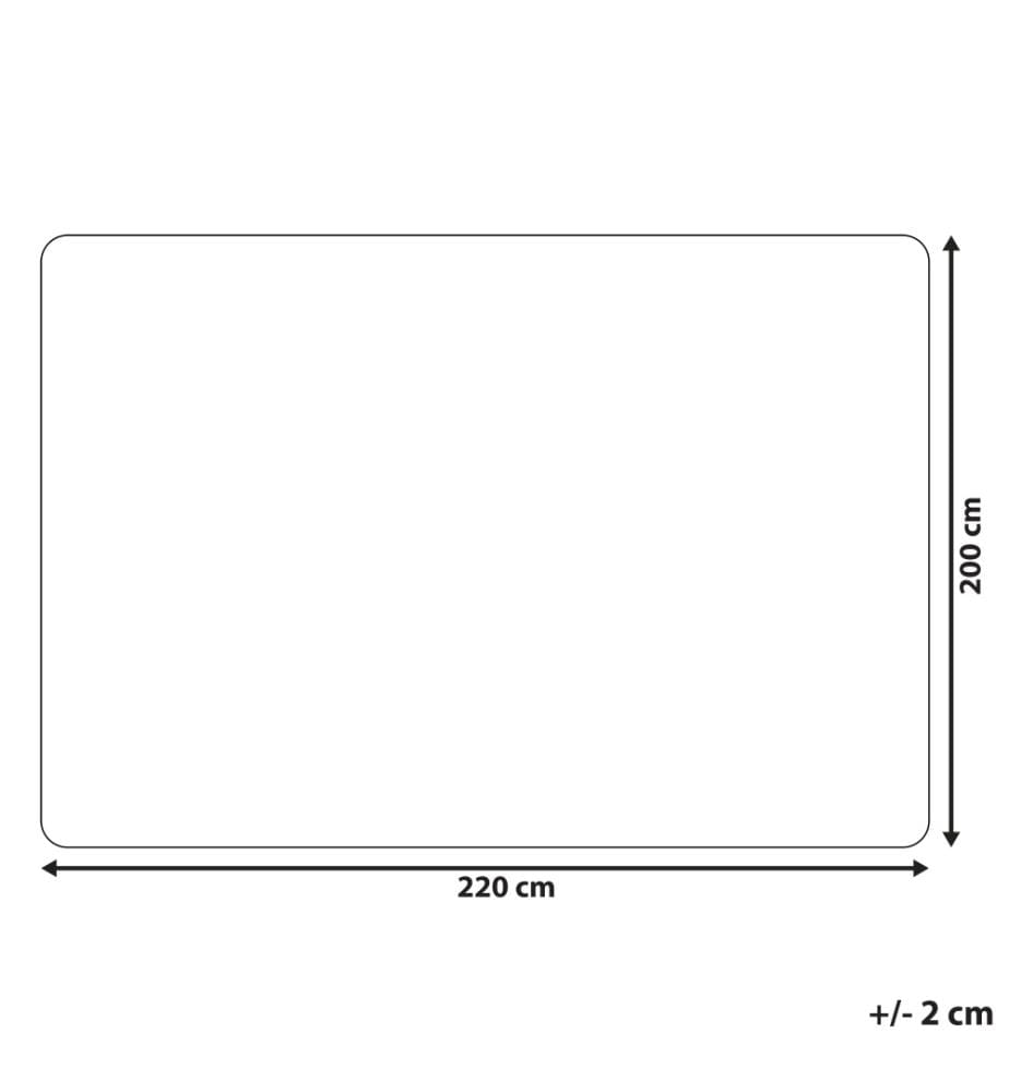 Couvre-lit Marron Clair en Fausse Fourrure Chaud 200 x 220 cm pour l'Hiver et Tout Doux Parfait pour Décorer un Lit de Grande Taille