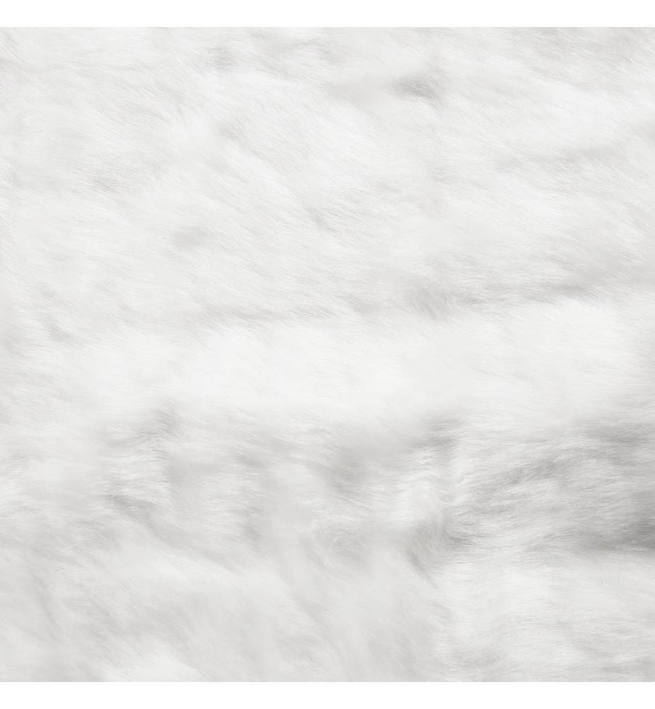 Plaid Couvre Lit Doublé 180 x 220 cm en Tissu Blanc Cassé Ultra Doux au Toucher et Chaud Idéal pour Habiller un Canapé ou Comme Couverture