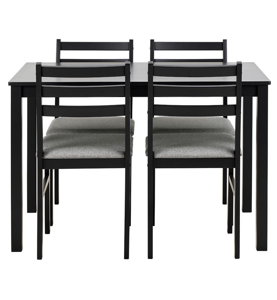 Table à manger Alicante, 110 x 70 x 74.5 cm - Noir