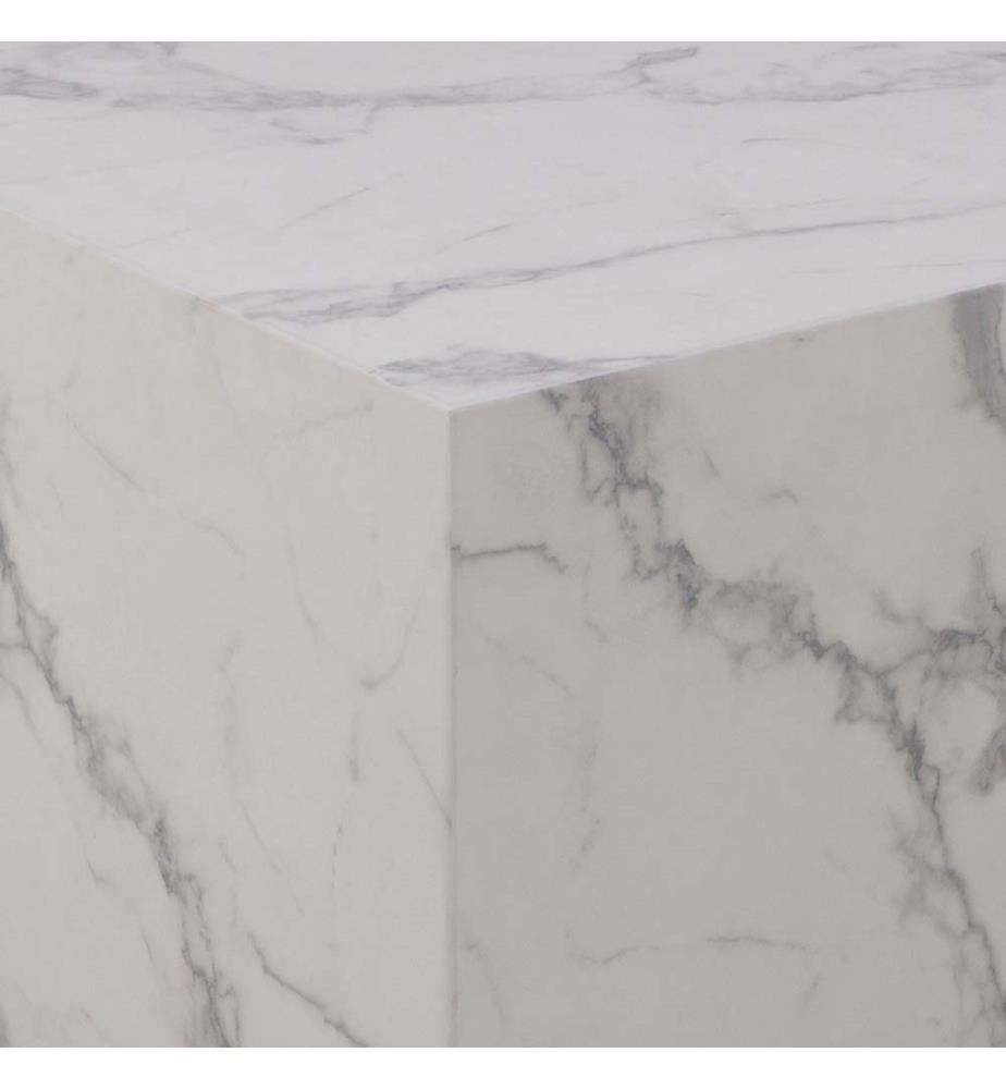 Table Basse Dice 40 x 58 x 58 cm - Blanc