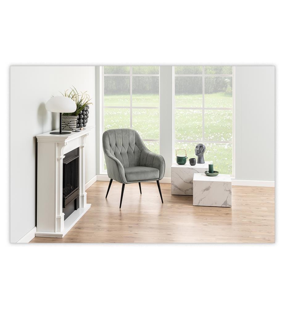Table Basse Dice 40 x 58 x 58 cm - Blanc