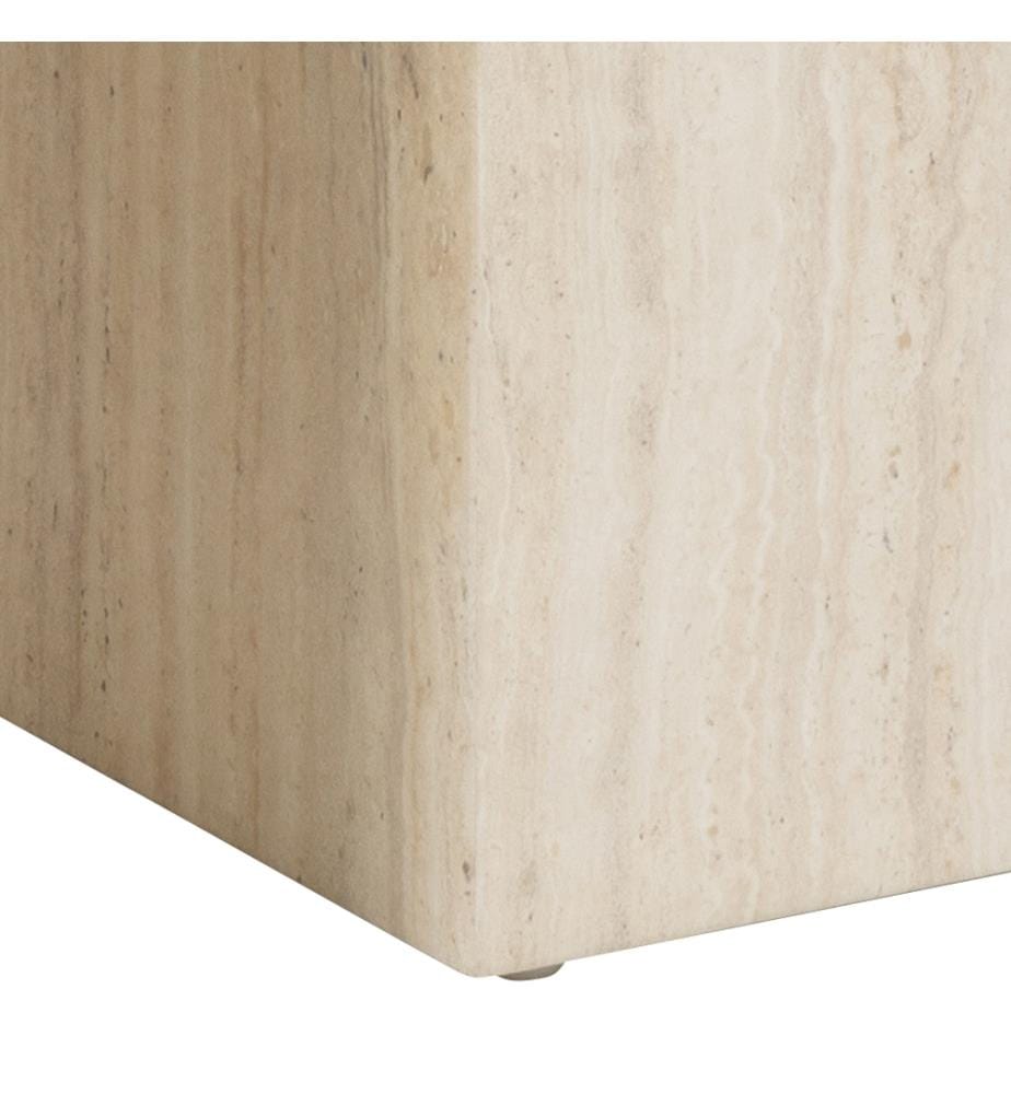 Table Basse Dice, 40 x 58 x 58 cm - Beige