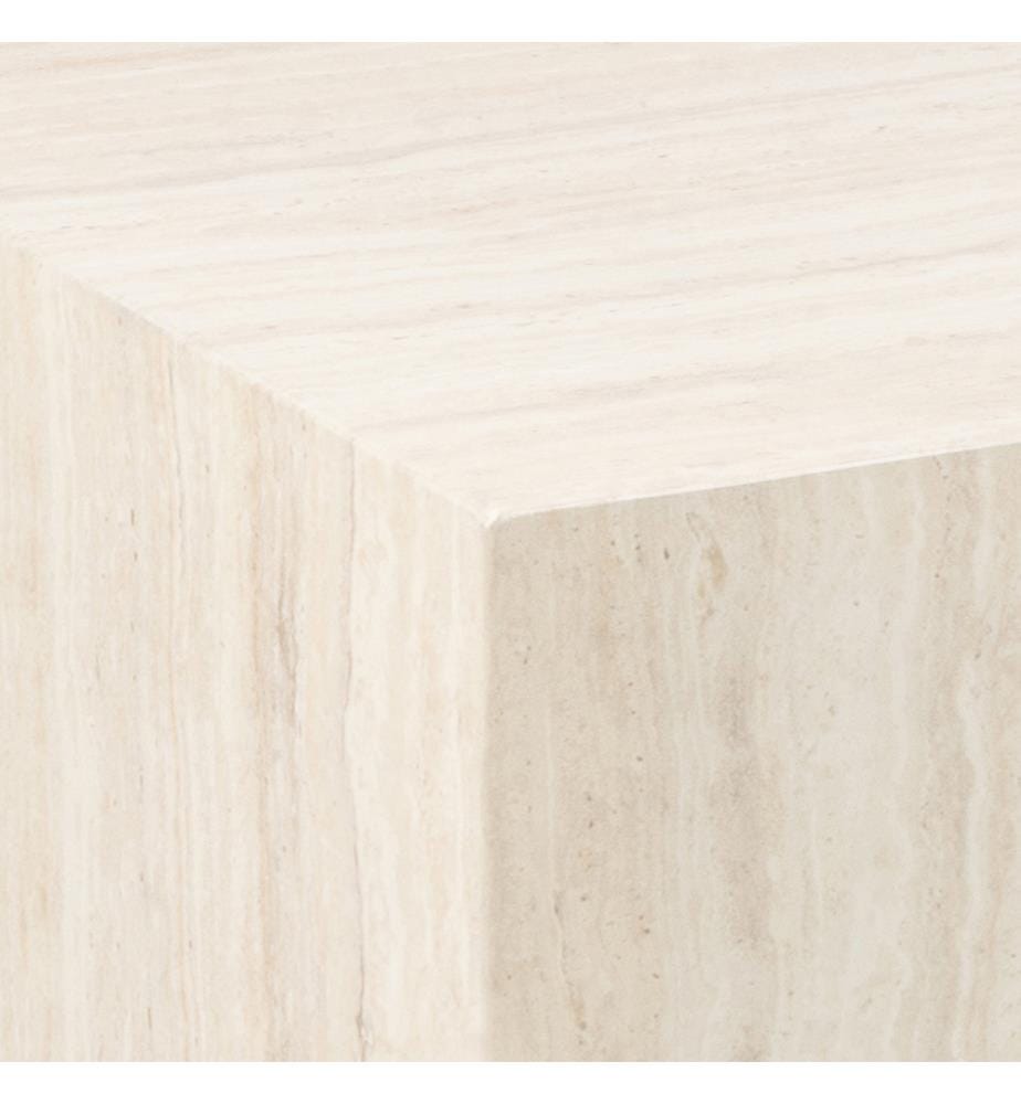 Table Basse Dice, 40 x 58 x 58 cm - Beige