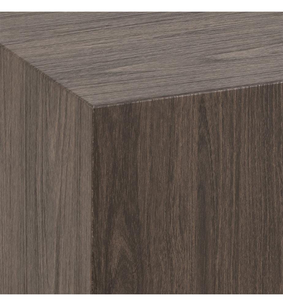 Lot de 2 tables basses Dice, 58 x 58 x 40 cm - Marron