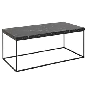 Table Basse rectangulaire Barossa, 110x55x45 cm - Noir