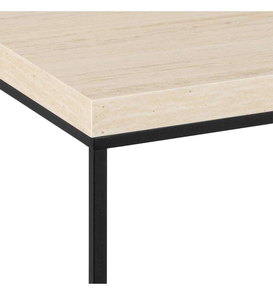 Table basse rectangulaire Barossa, 110x55x45 cm - Beige