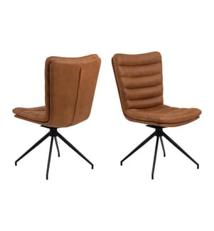 2er Set Esszimmerstühle Grafton - Braun