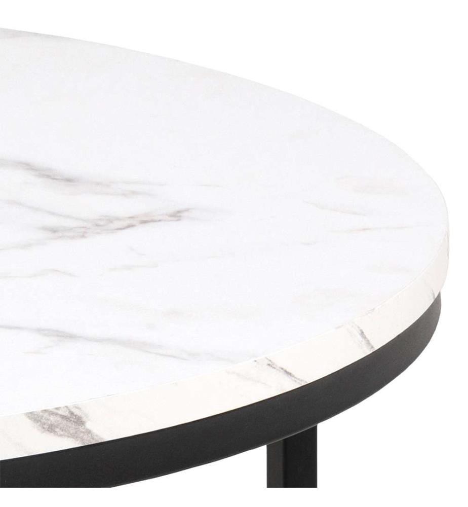 Table Basse Spiro 40 x 80 x 80 cm - Blanc