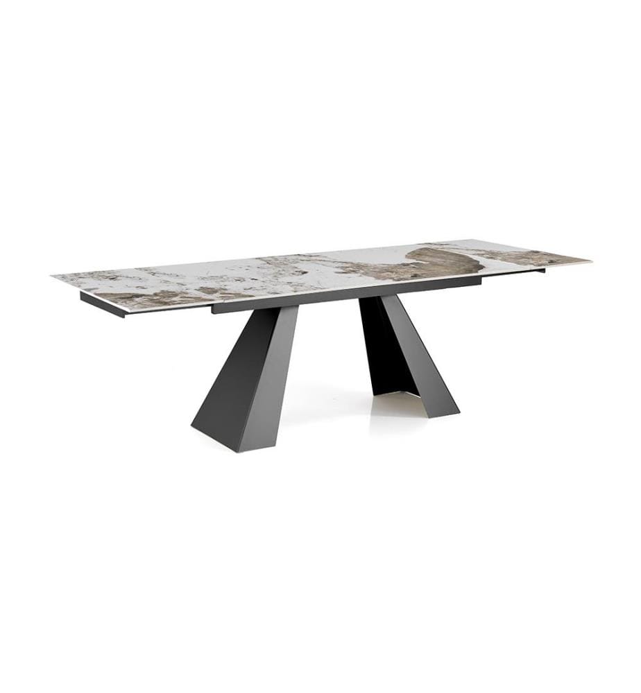 Ausziehbarer Tisch Hut 2 - 76 x 90 x 160-200-240 cm