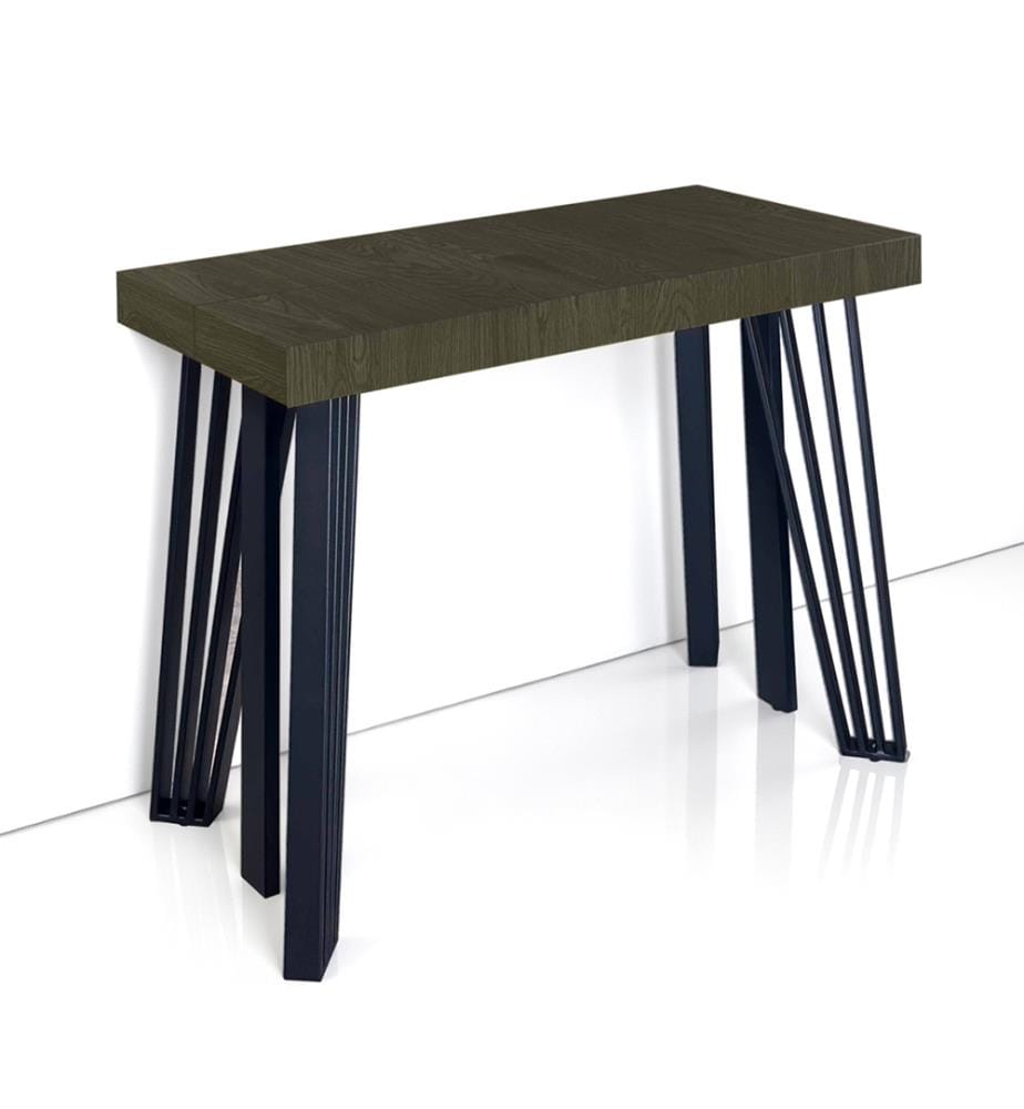 Konsole Edna Holz - Grau