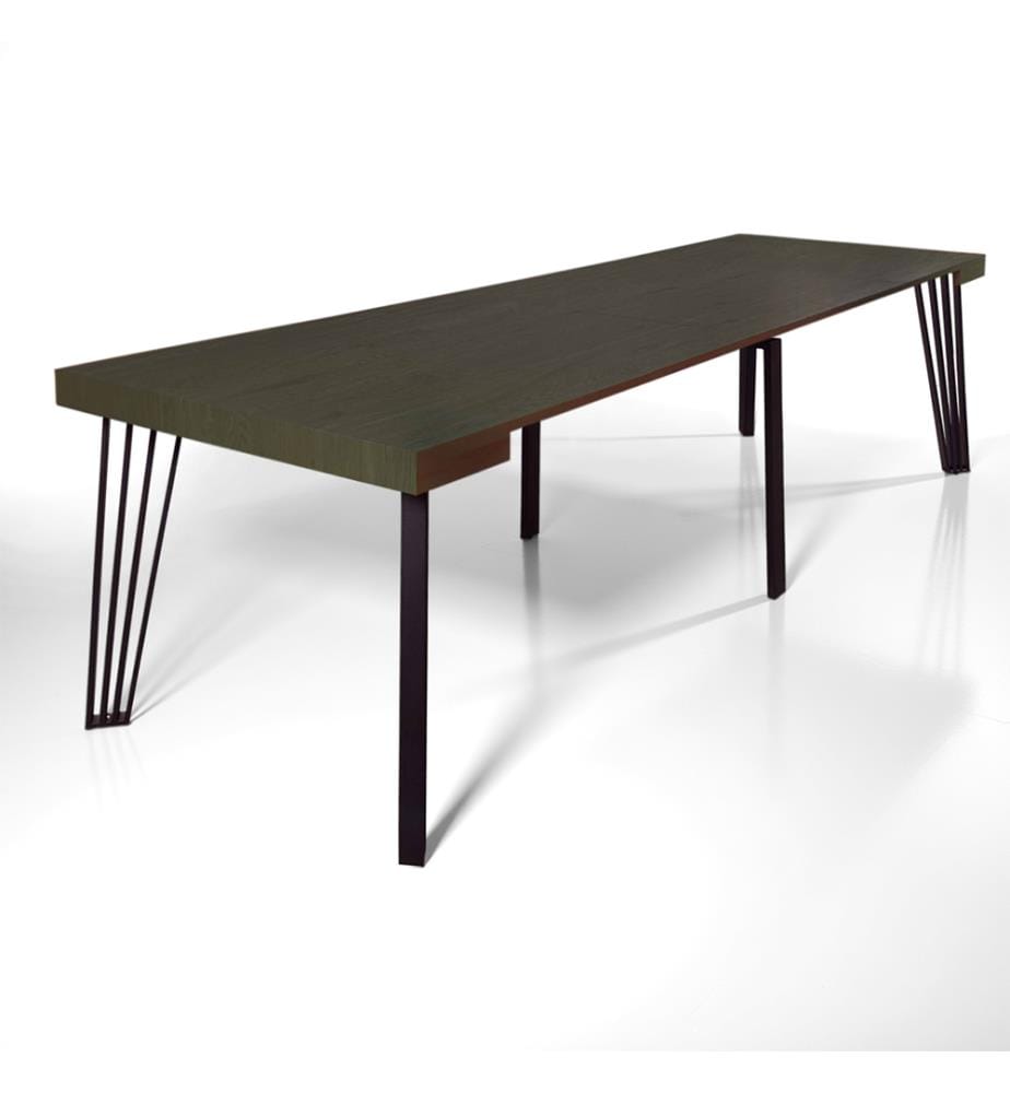 Konsole Edna Holz - Grau